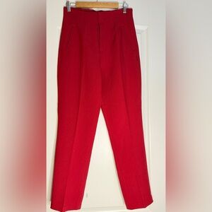 Banana Republic Red Trouser Pants, Size 6, New